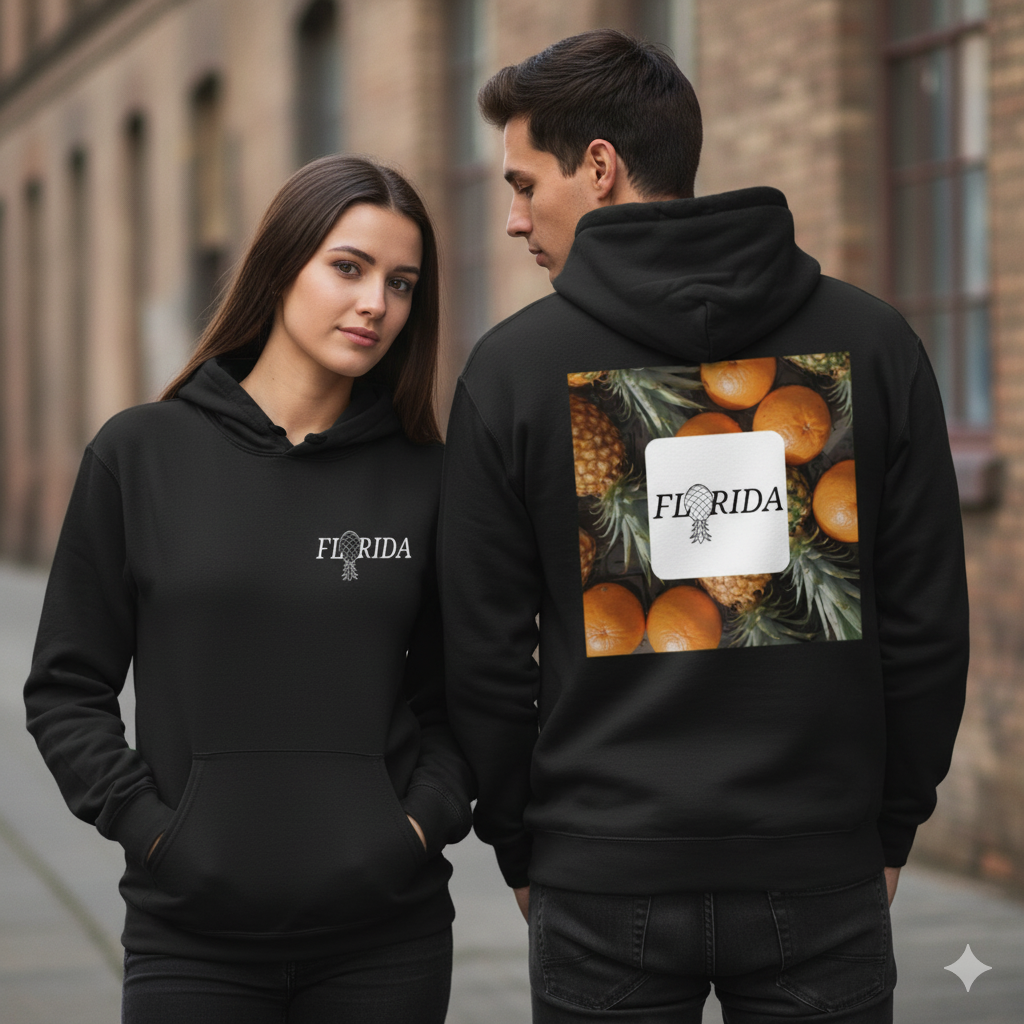 FLORIDA LIFESTYLER ORANGES AND PINEAPPLES HOODIE