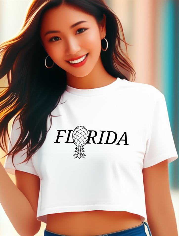 FLORIDA LIFESTYLER CROP TEE