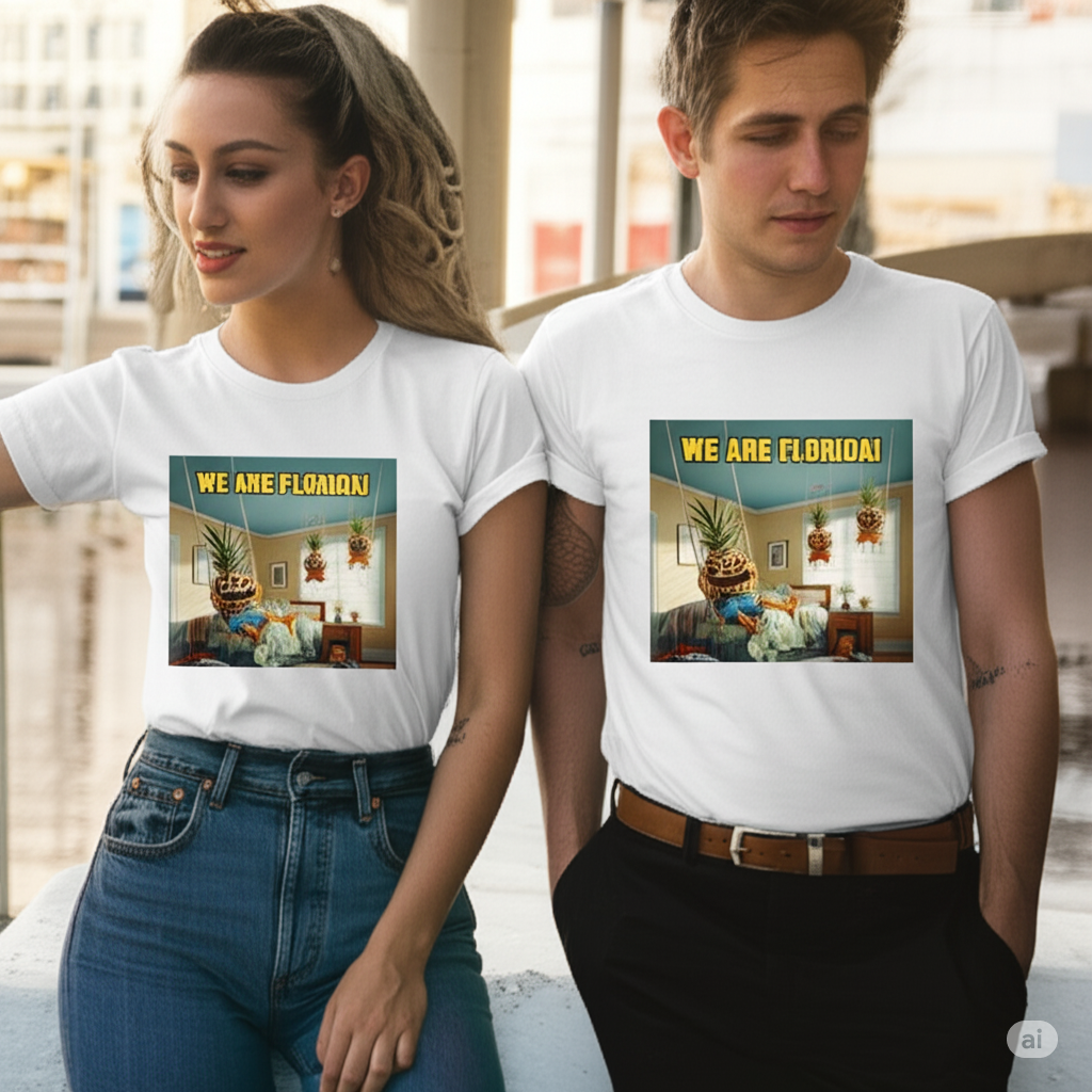 "WE ARE FLORIDA " Swinging Pineapples Collector's Tee