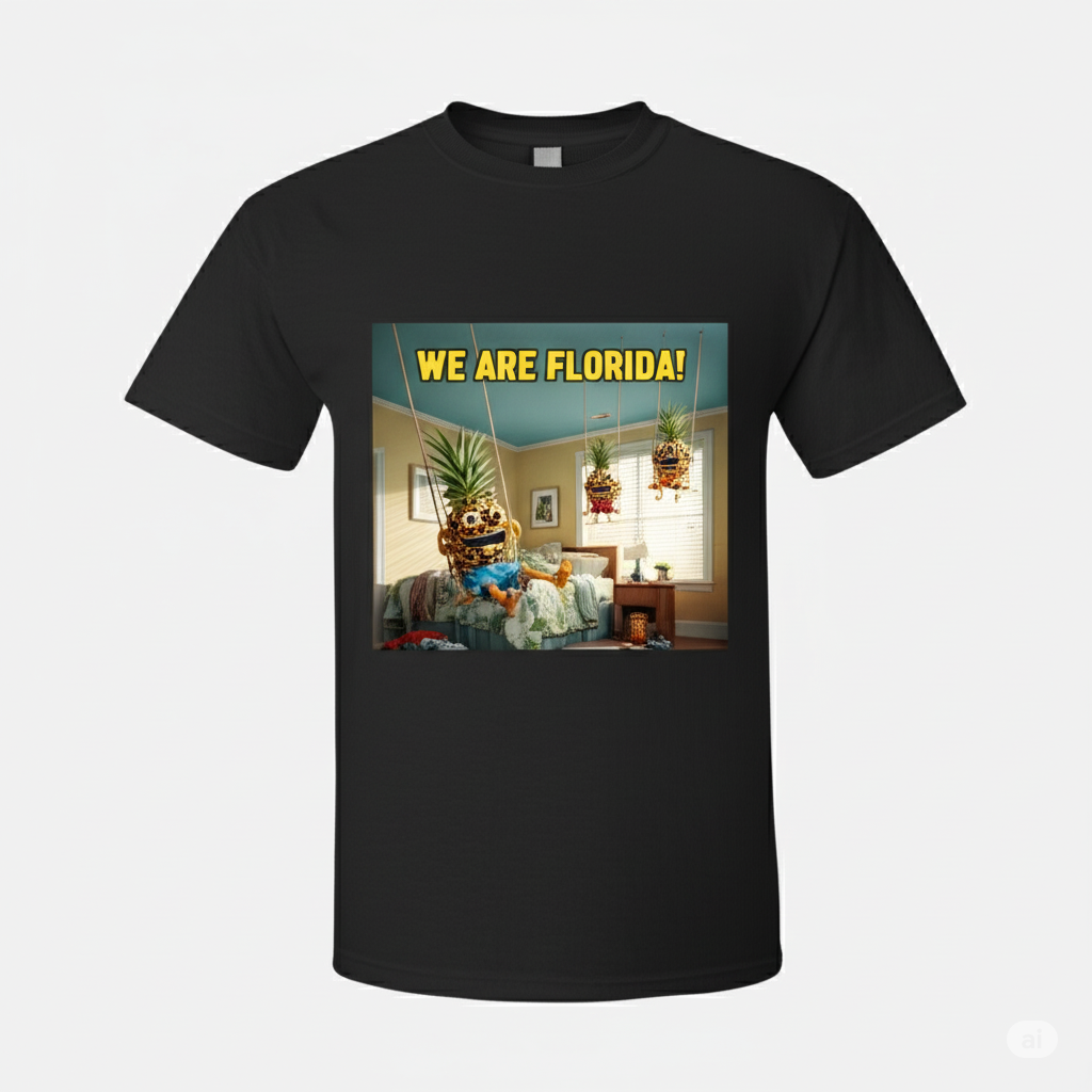 "WE ARE FLORIDA " Swinging Pineapples Collector's Tee