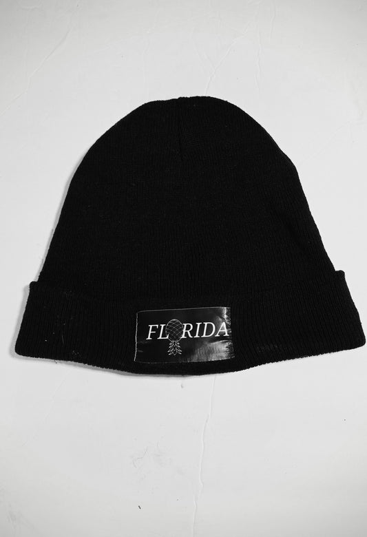 FLORIDA LIFESTYLER PREMIUM BLACK BEANIE (unisex )