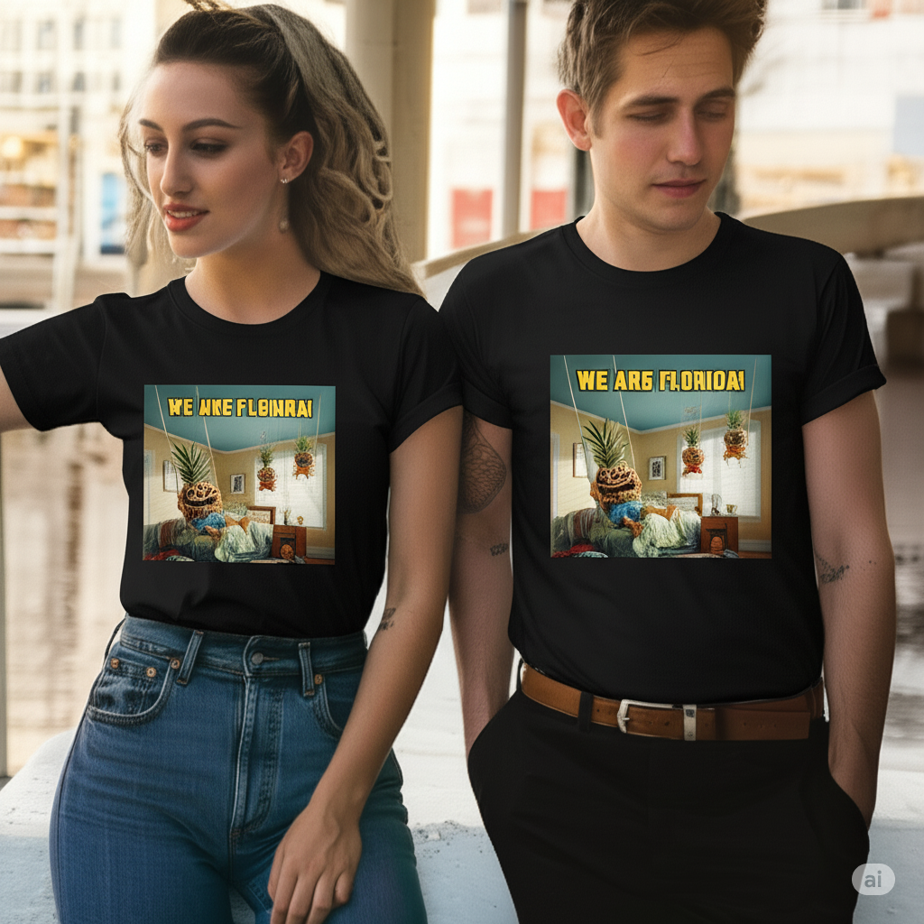 "WE ARE FLORIDA " Swinging Pineapples Collector's Tee