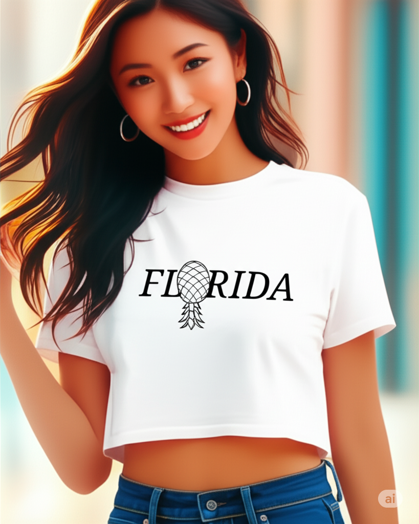 FLORIDA LIFESTYLER CROP TEE