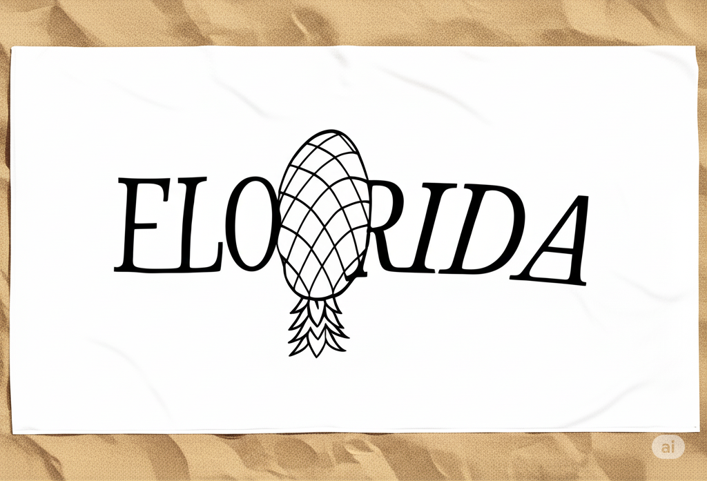 FLORIDA LIFESTYLER BEACH TOWEL (size 30×60 in)